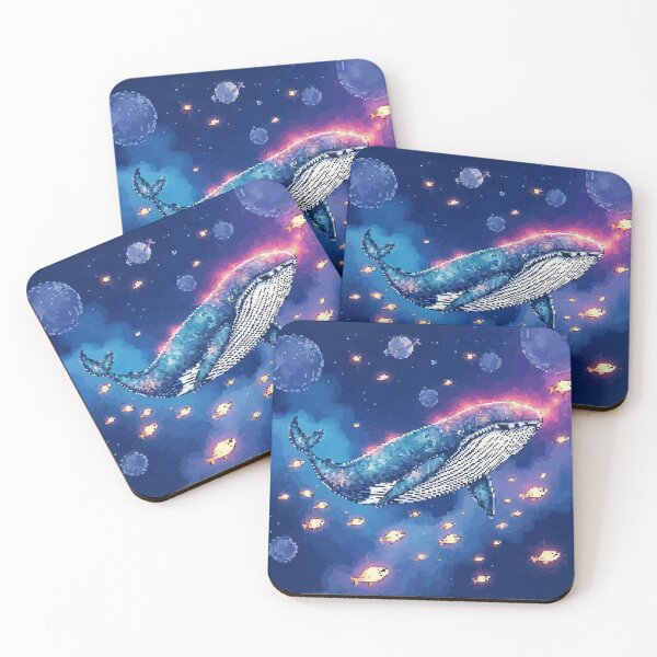 Item preview, Pixel Nebula Whale Drift designed and sold by NaturePixel.