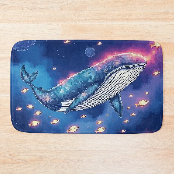 Item preview, Pixel Nebula Whale Drift designed and sold by NaturePixel.