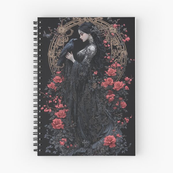 Item preview, Gothic Woman with Raven 1 designed and sold by WingedSpirit.
