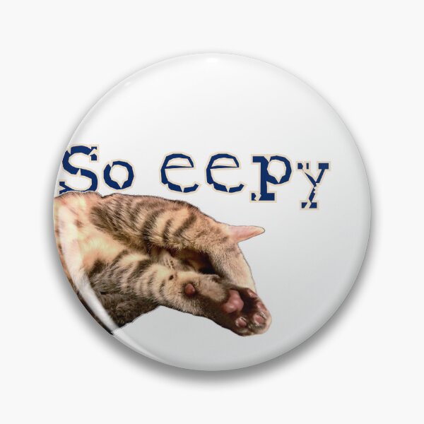 Item preview, So eepy, Sleepy kitten designed and sold by aadventures.
