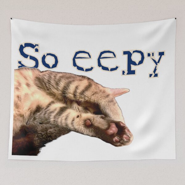 Item preview, So eepy, Sleepy kitten designed and sold by aadventures.