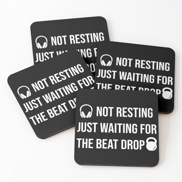 Item preview, Not Resting Just Waiting For The Beat Drop designed and sold by TeddyEddie‎ .