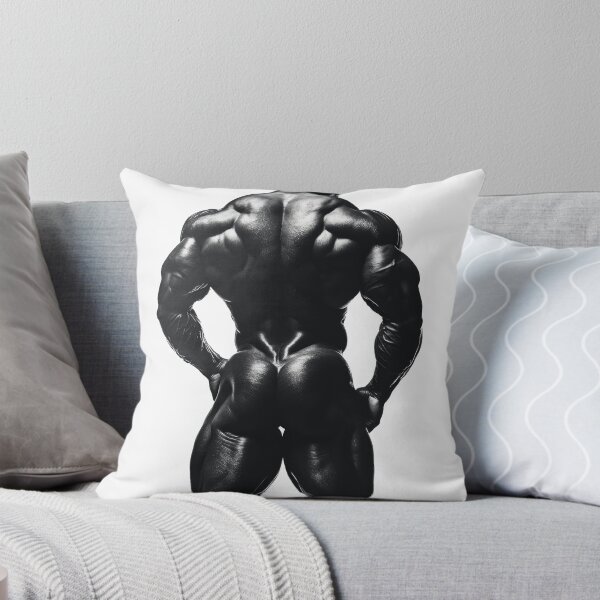 Item preview, Rear view of African American Bodybiulder  designed and sold by BeautyofMasc.