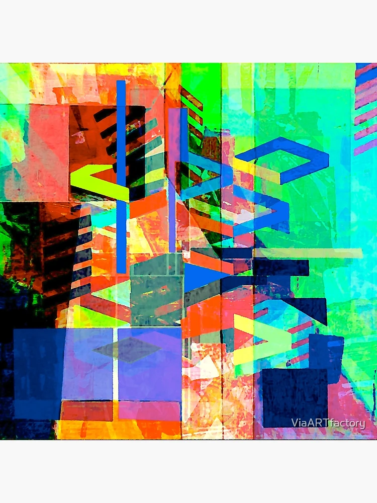 Thumbnail 3 of 3, Poster, Geometric Pattern designed and sold by ViaARTfactory.