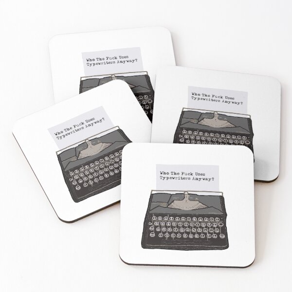 Item preview, “Who uses typewriters anyway” lyrics and typewriter art from TTPD by TS designed and sold by petridishbaby.