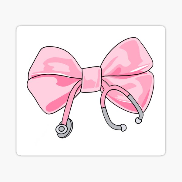 Pink "Nursing" Sticker
