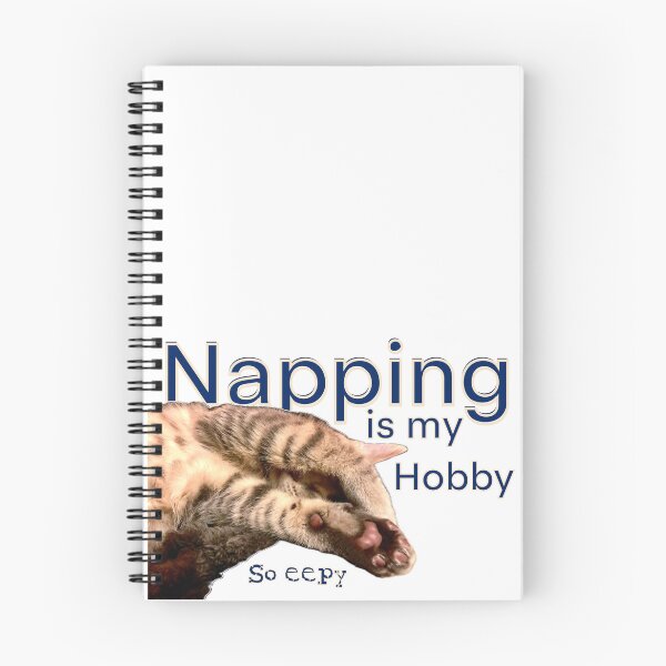 Item preview, Napping is my hobby, So eepy, Sleepy kitten designed and sold by aadventures.