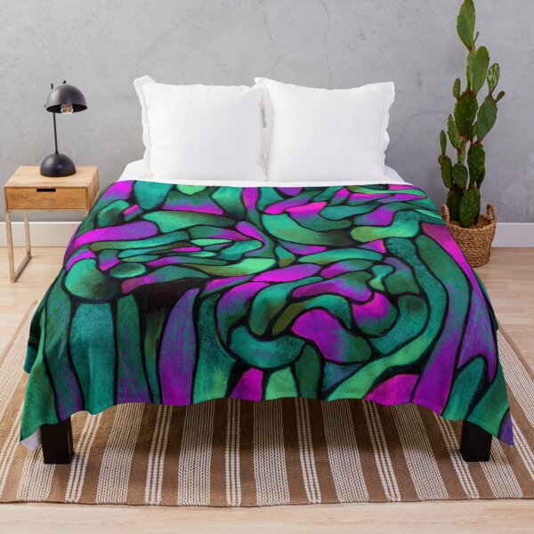Item preview, Abstract Colorful Neurographic Art - Stained Glass Style designed and sold by thecolorbirdie.