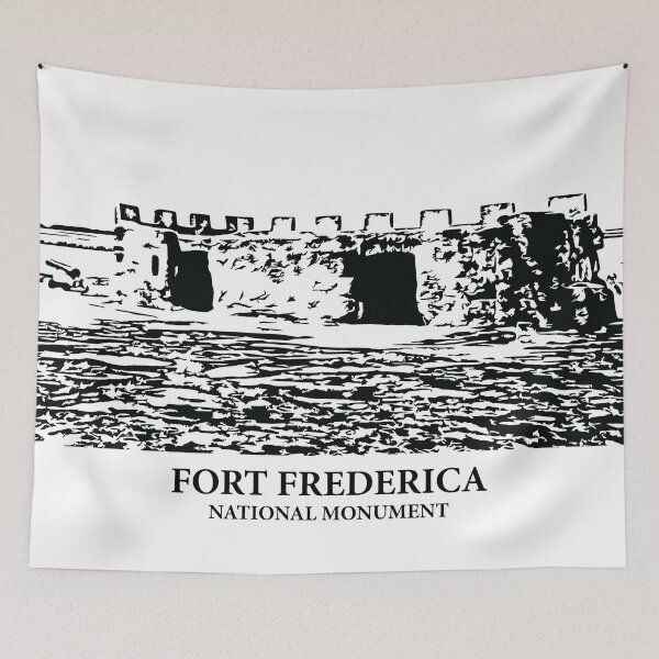 Item preview, Fort Frederica National Monument designed and sold by Lakeric Cityscapes.