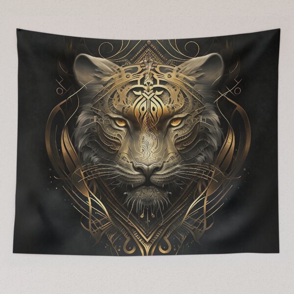 Item preview, Elegant Golden Tiger designed and sold by Humberto Braga.