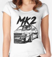 Golf MK2 MK2 "Dirty Style" Women's Fitted Scoop T-Shirt