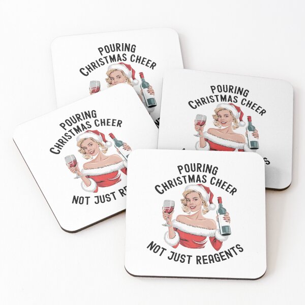 Item preview, Pouring Cheer, Not Just Reagents | Womens Laboratory Christmas | Ladies Science Christmas | Womens Science Christmas | Chemistry Christmas Gift | Science Holiday designed and sold by jadedscientist.