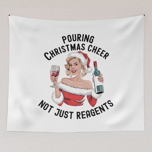 Item preview, Pouring Cheer, Not Just Reagents | Womens Laboratory Christmas | Ladies Science Christmas | Womens Science Christmas | Chemistry Christmas Gift | Science Holiday designed and sold by jadedscientist.