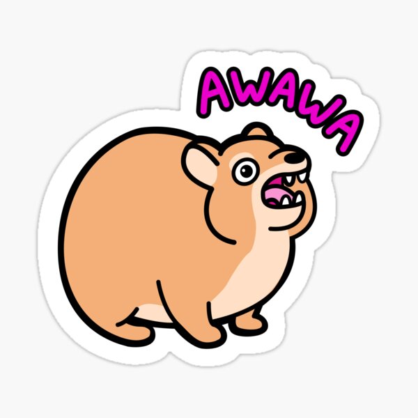 AWAWA Rock Hyrax Sticker