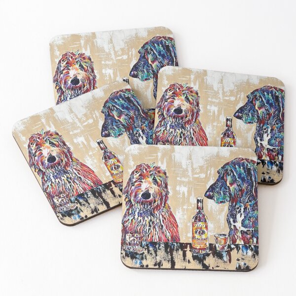 Item preview, 3 Happy Hour Doodles designed and sold by AyalaFineArts.