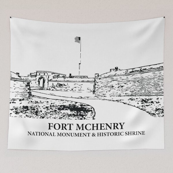 Item preview, Fort McHenry National Monument and Historic Shrine designed and sold by Lakeric Cityscapes.