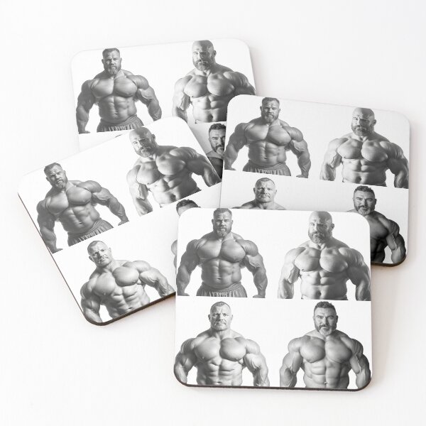 Item preview, Grid of Muscular Men #1 designed and sold by BeautyofMasc.