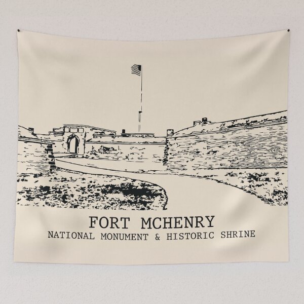 Item preview, Fort McHenry National Monument and Historic Shrine designed and sold by Lakeric Cityscapes.
