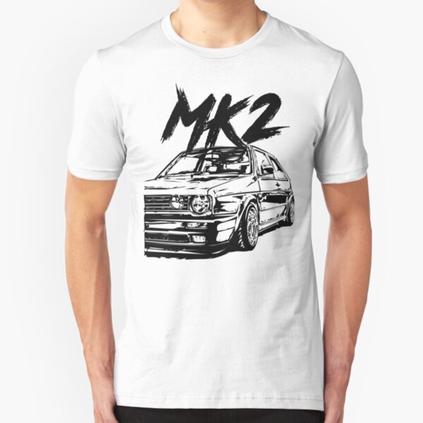 Golf 2 GTI MK2 & quot; Dirty Style & quot; Slim Fit T-Shirt