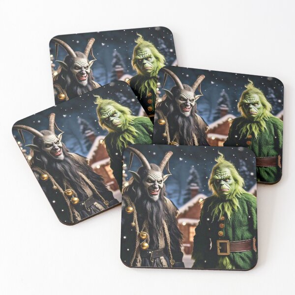 Item preview, Krampus and The Grinch 1 designed and sold by Heartbreaker Creative.