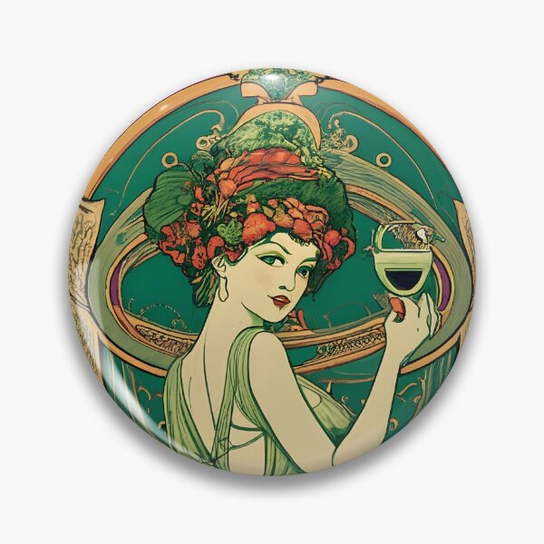 Item preview, Absinthe Girl 1920s designed and sold by JeffriesArtCo.