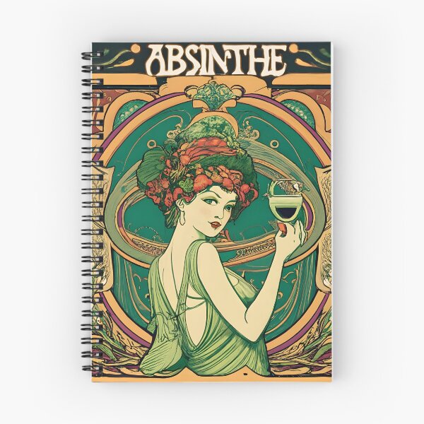 Item preview, Absinthe Girl 1920s designed and sold by JeffriesArtCo.