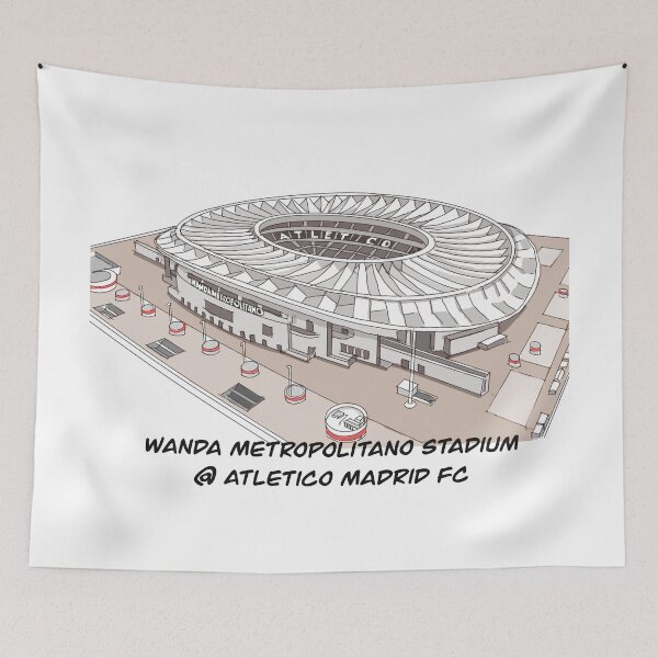 Item preview, Sketching of Wanda Metropolitano Stadium @ Athletic Madrid FC designed and sold by GaalArt.