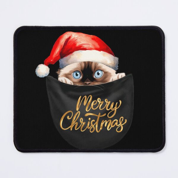 Item preview, Pet Lover Xmas Fun Cute Birman Kitty Cat in a Pocket designed and sold by LovelyHappyGift.