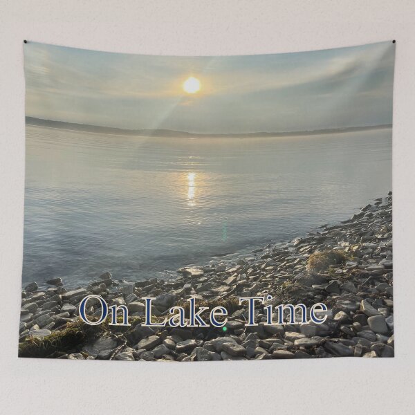 Item preview, On lake time, lake shore  designed and sold by aadventures.