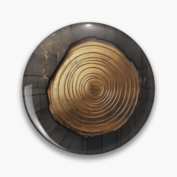 Item preview, Black and Gold wood tree rings designed and sold by Humberto Braga.