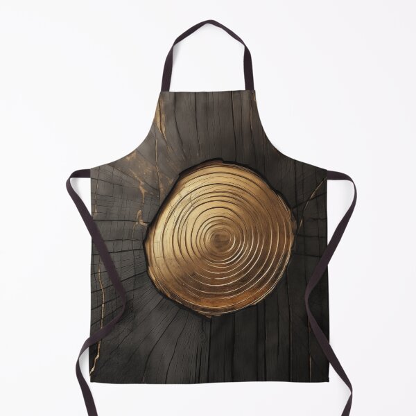 Item preview, Black and Gold wood tree rings designed and sold by Humberto Braga.
