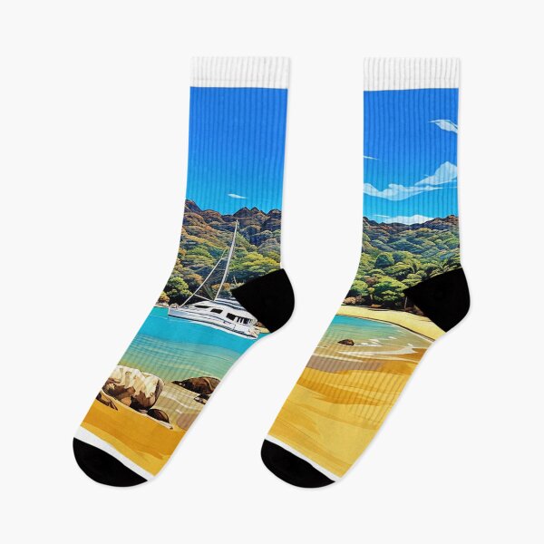 Item preview, Abel Tasman Beach Print designed and sold by BleedinDesign.