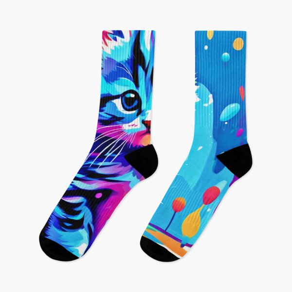 Item preview, Colorful Kitten Design  designed and sold by Health And Fitness Posts e-Store.