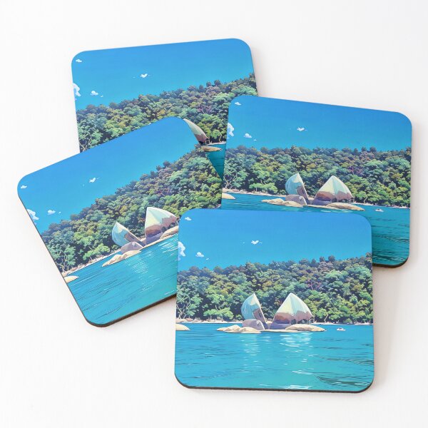 Item preview, Split Apple Rock - Abel Tasman - Print designed and sold by BleedinDesign.
