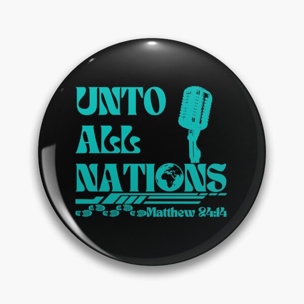 Item preview, Unto All Nations, Christian Quotes designed and sold by MoriaStore.