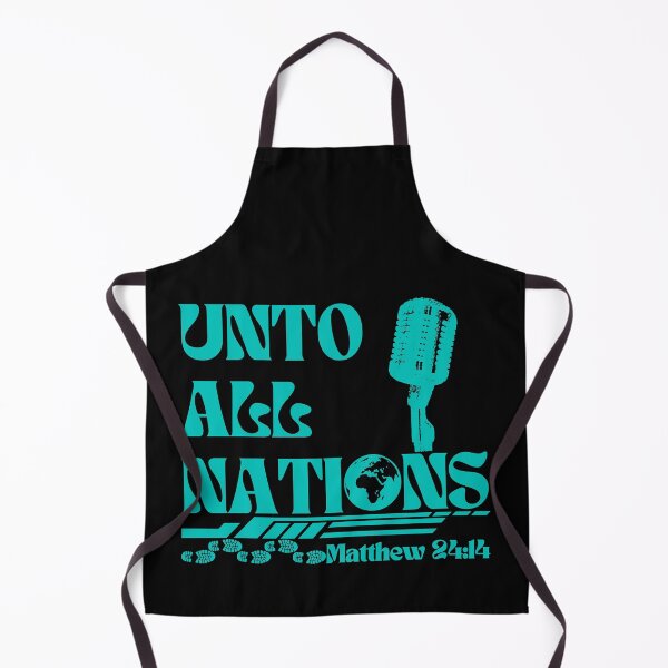 Item preview, Unto All Nations, Christian Quotes designed and sold by MoriaStore.