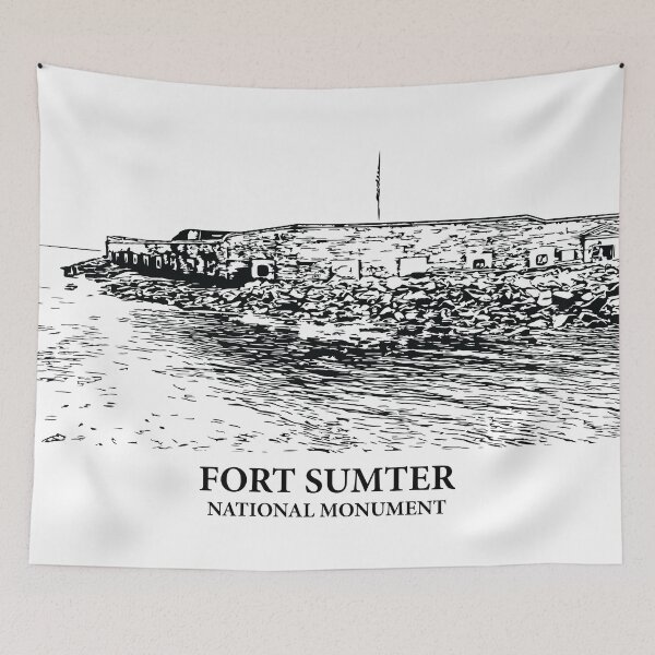 Item preview, Fort Sumter National Monument designed and sold by Lakeric Cityscapes.