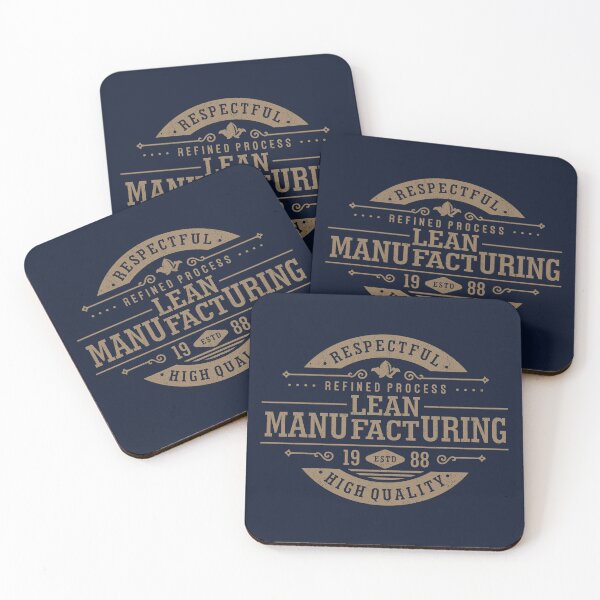 Item preview, Lean Manufacturing Insignia (Gold) designed and sold by QICuriosities.