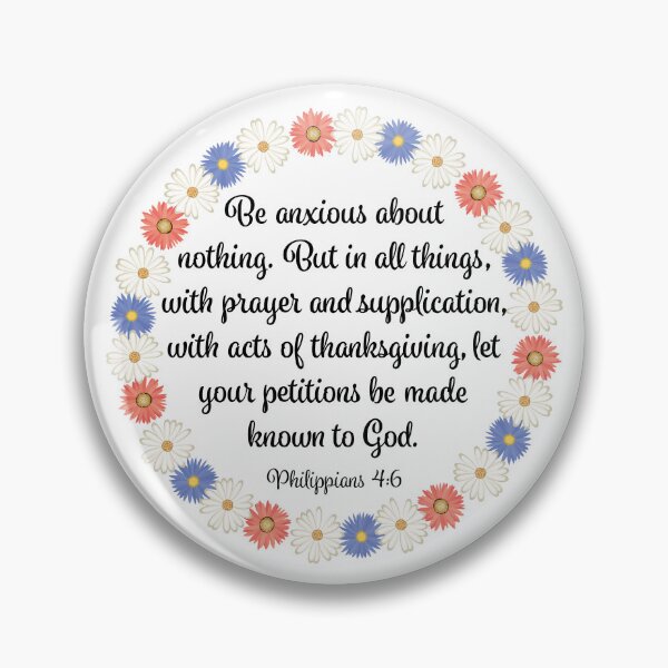 Item preview, Bible Verse - Philippians 4:6 designed and sold by SavsSparkleShop.