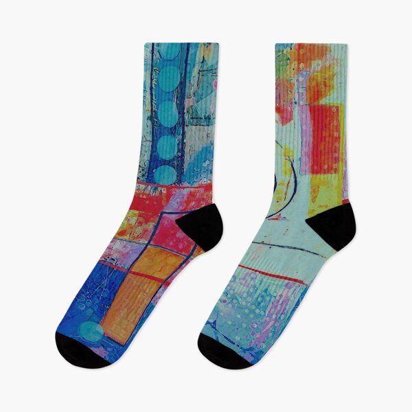 Item preview, Geometric Abstact in Blues designed and sold by ViaARTfactory.