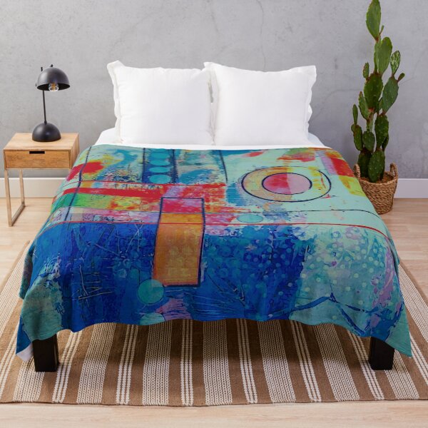 Item preview, Geometric Abstact in Blues designed and sold by ViaARTfactory.