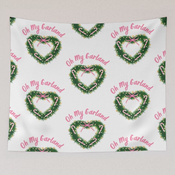 Item preview, Oh My Garland Cute Christmas Design Stickers, T shirts and more designed and sold by CRandRRstickers.