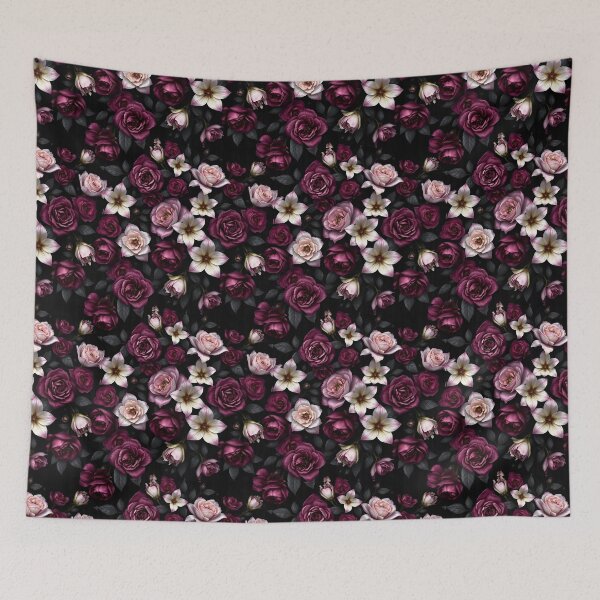 Item preview, Midsummer Nights Dream #Midnight #Black #Rose #Night #Dark Floral designed and sold by svarupa.