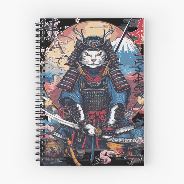 Item preview, warrior cat - samurai cat designed and sold by Artocity99.