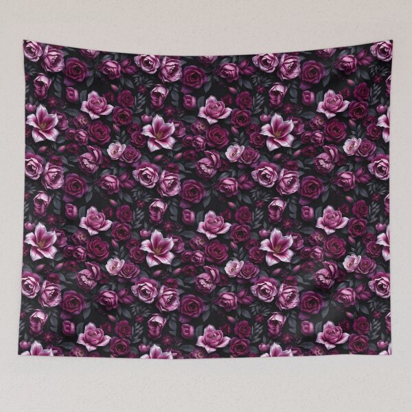 Item preview, Midsummer Nights Dream #Midnight #Black #Rose #Night #Dark Floral designed and sold by svarupa.
