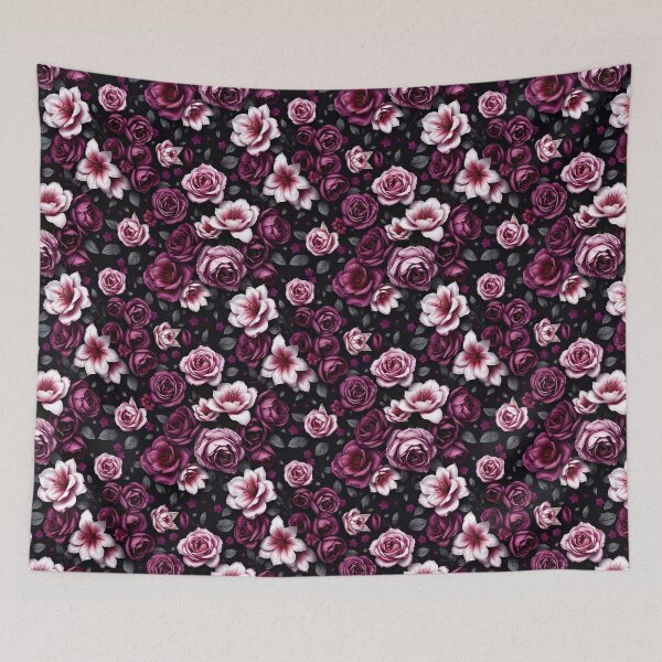 Item preview, Midsummer Nights Dream #Midnight #Black #Rose #Night #Dark Floral designed and sold by svarupa.