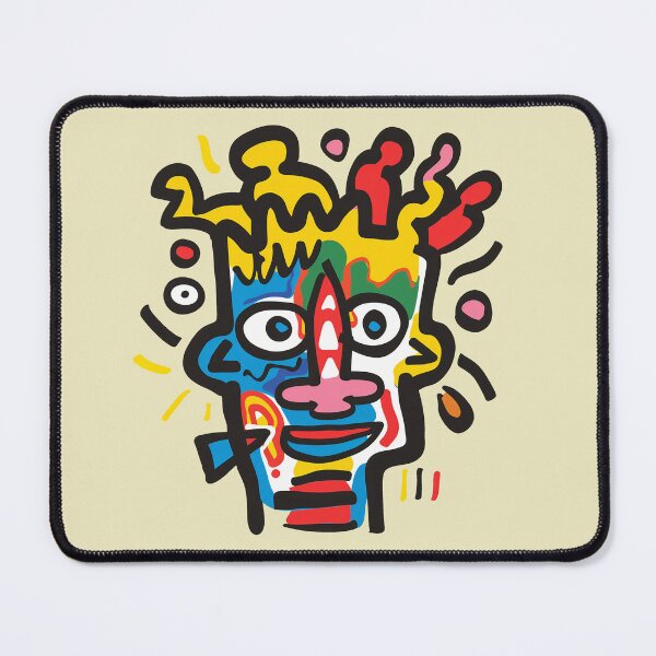 Item preview, Energetic Whimsical Performer Portrait Pop Art Vibrant Face designed and sold by Sturdust.
