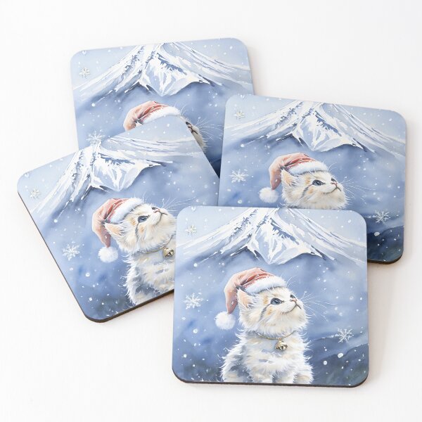 Item preview, Manekineko Santa under Mt.Fuji (Christmas mood) designed and sold by 143Japan.