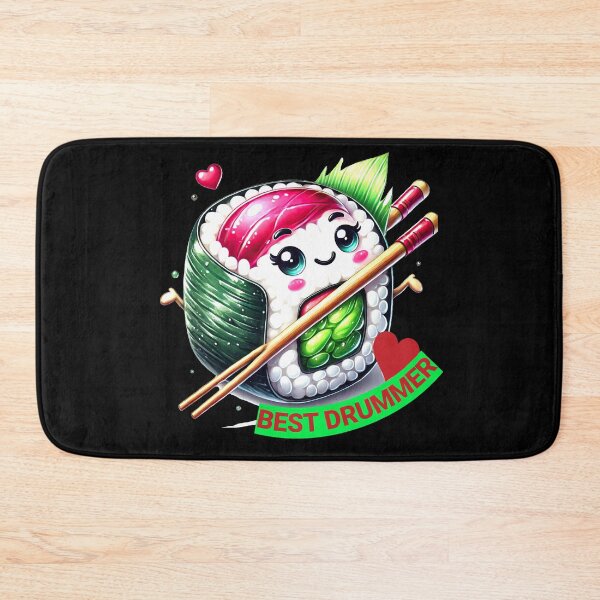 Item preview, Sushi Rocker with Drumsticks designed and sold by Artbellachi.