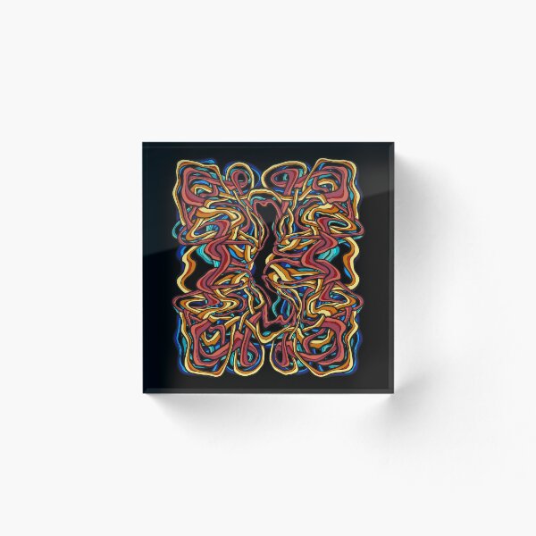Aperçu de l'œuvre Lignes fluides entrelacées de style graffiti créée et vendue par DaveDanchuk.